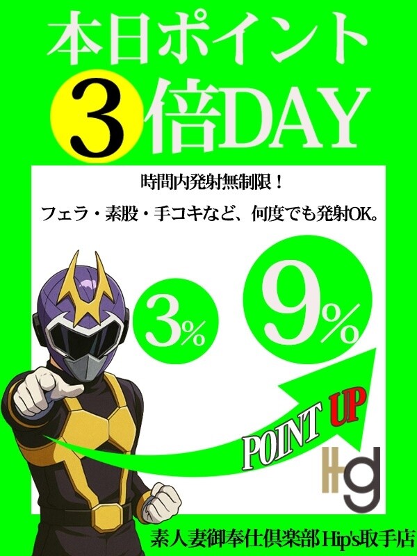 ポイント３倍デイ