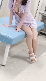 ナース姿での撮影風景♪